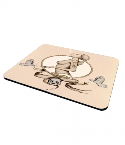 แผ่นรองเมาส์ พิมพ์ภาพ Girl Mouse Pad